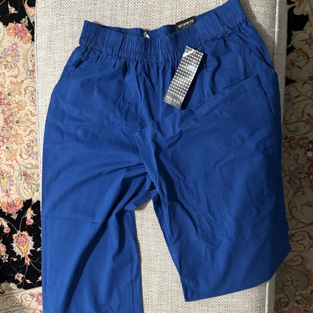 Stylish Blue Wide Leg Pants